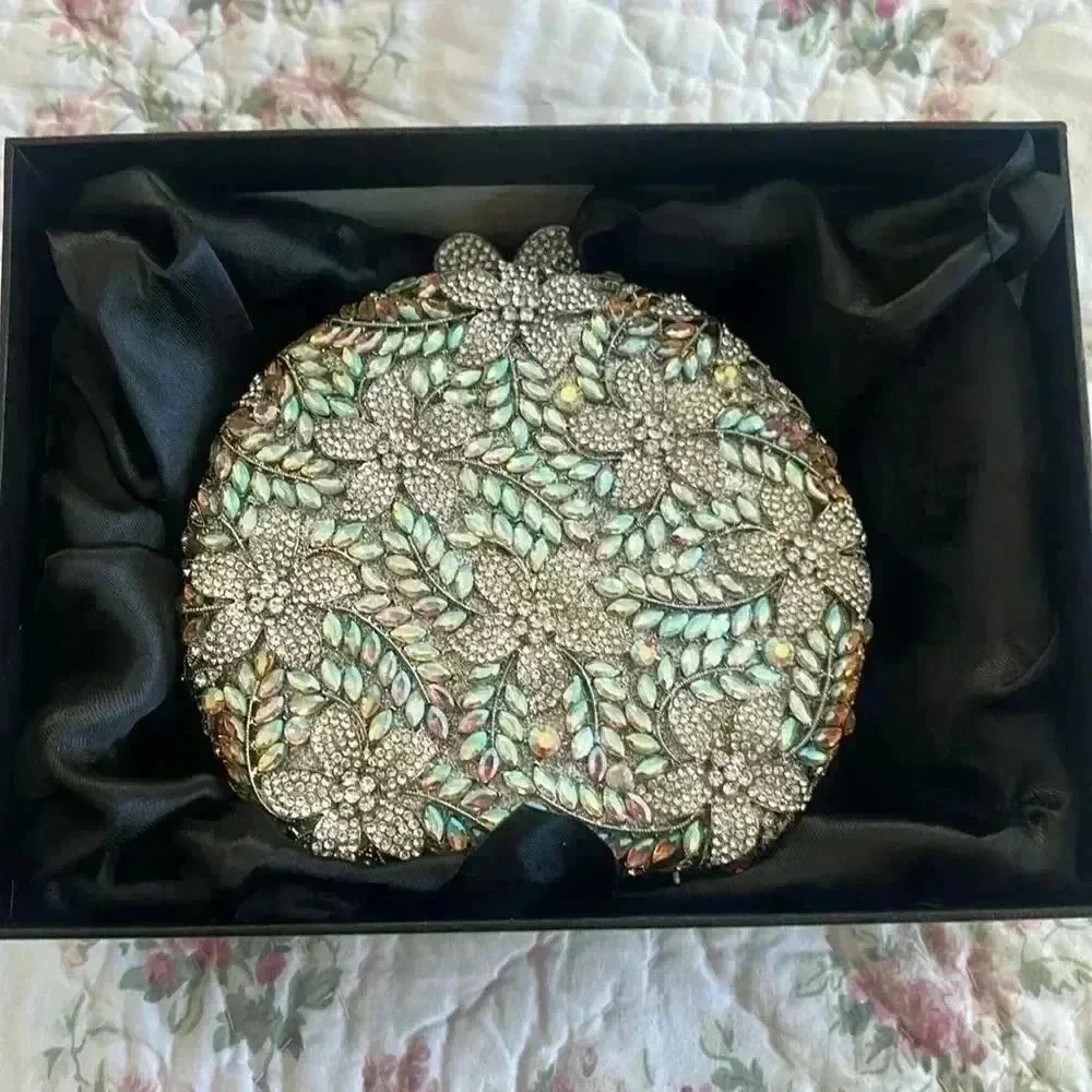 Swarovski crystal evening bag